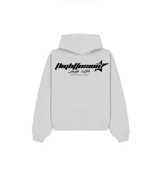 Flight fusion zip up grey.black