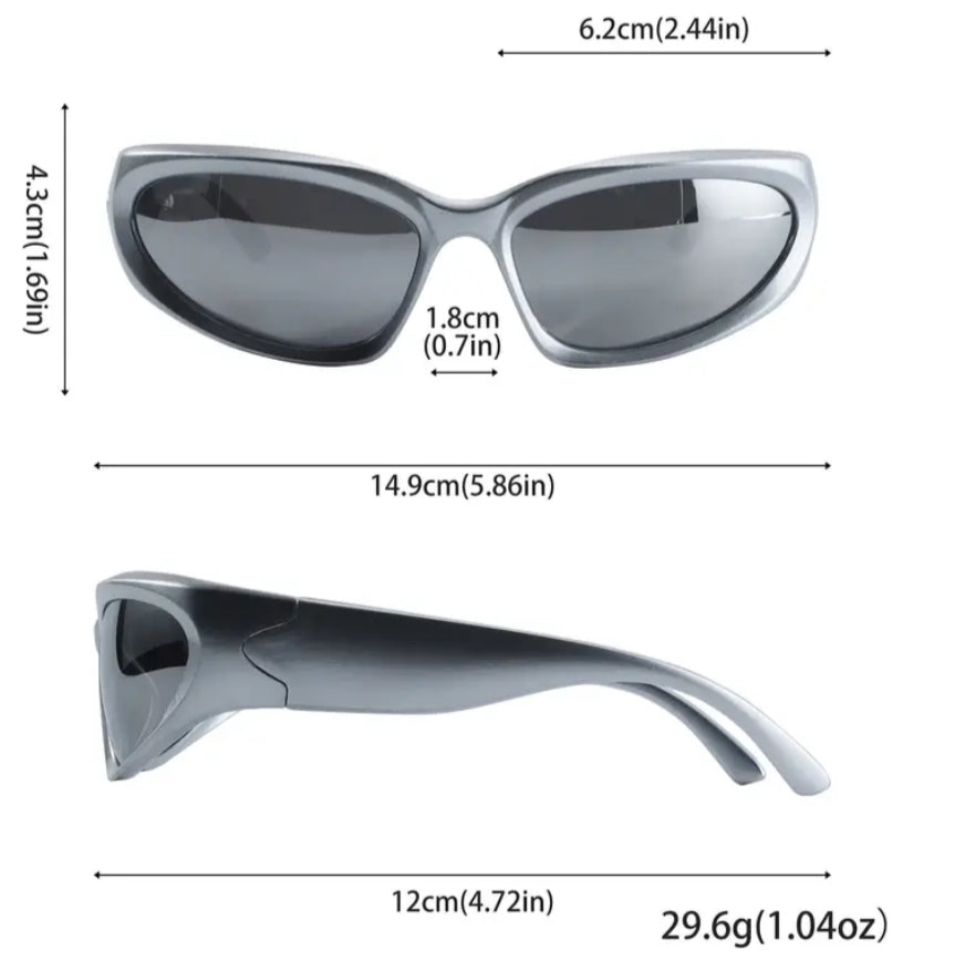 FF sunglasses (silver pink)