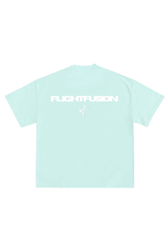 Over size flight fusion tee shirt