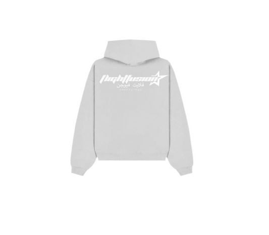 Flight fusion zip up grey.white