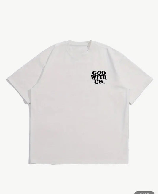 God with us tee oversized