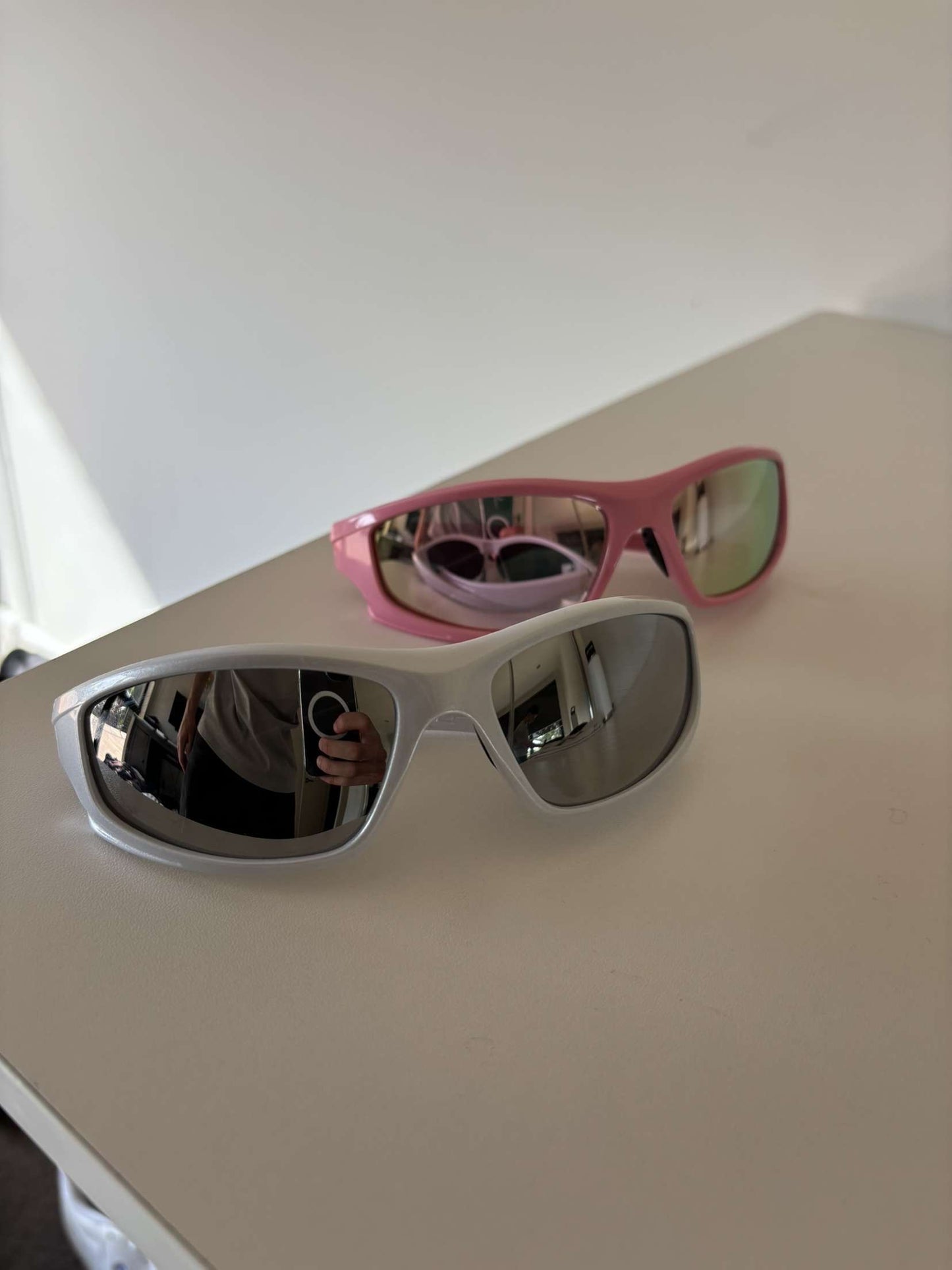 FF sunglasses (silver pink)