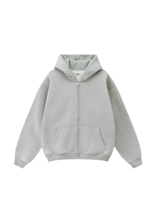 Grey blank.era full zip